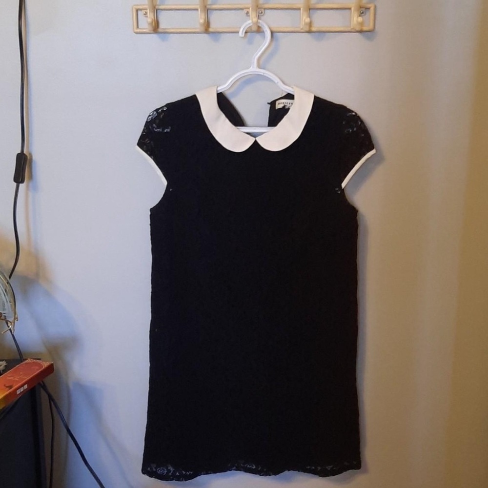 Black Monteau flower lace dress